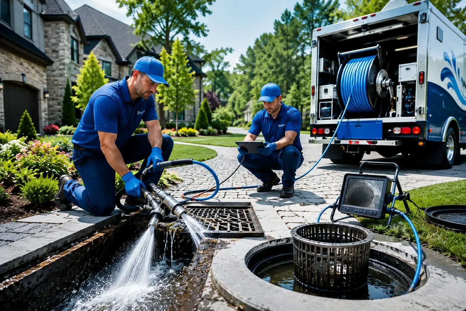 Local outdoor drain cleaning professionals in Davisville, WV